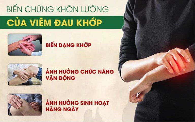 Biến chứng nguy hiểm của bệnh viêm khớp