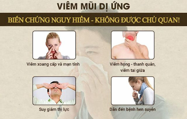 Một số biến chứng do viêm mũi dị ứng gây ra