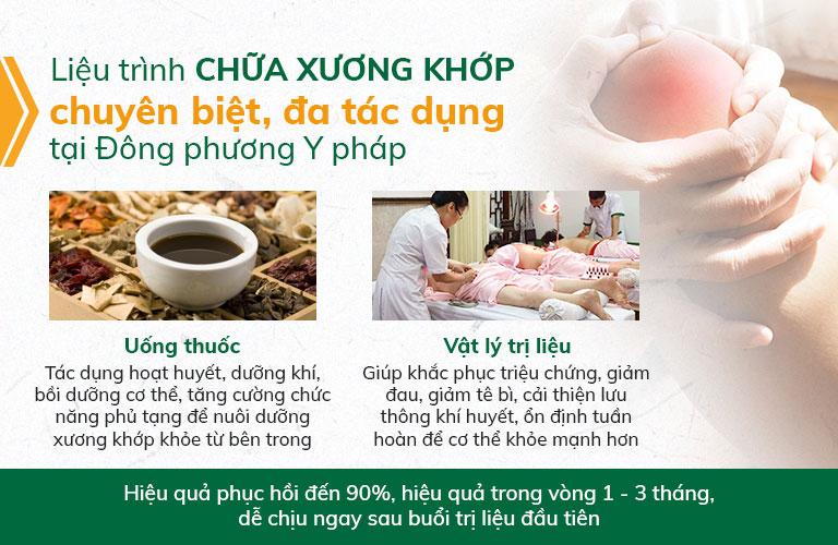 Công dụng liệu trình Đông phương Y pháp chữa bệnh khớp