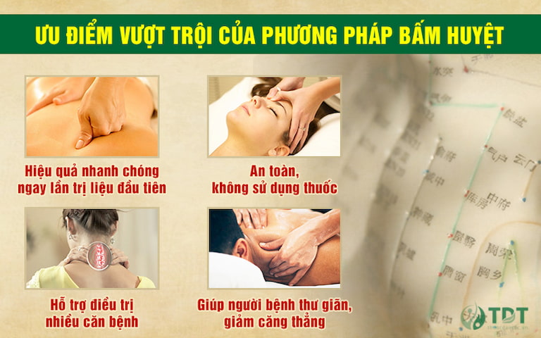 Bấm huyệt mang lại những hiệu quả vượt trội