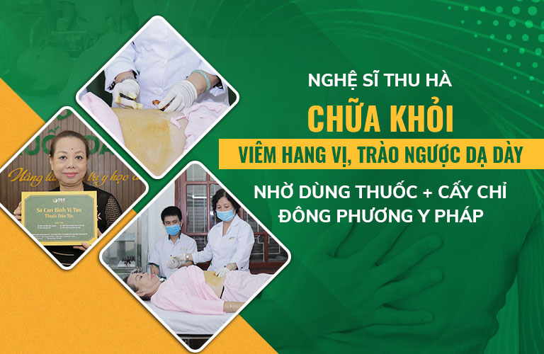 Nghệ sĩ Thu Hà khỏi bệnh nhờ dùng thuốc và cấy chỉ Đông phương Y pháp