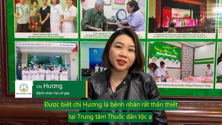 Bệnh nhân chữa đau mỏi cổ vai gáy tại Đông phương Y pháp