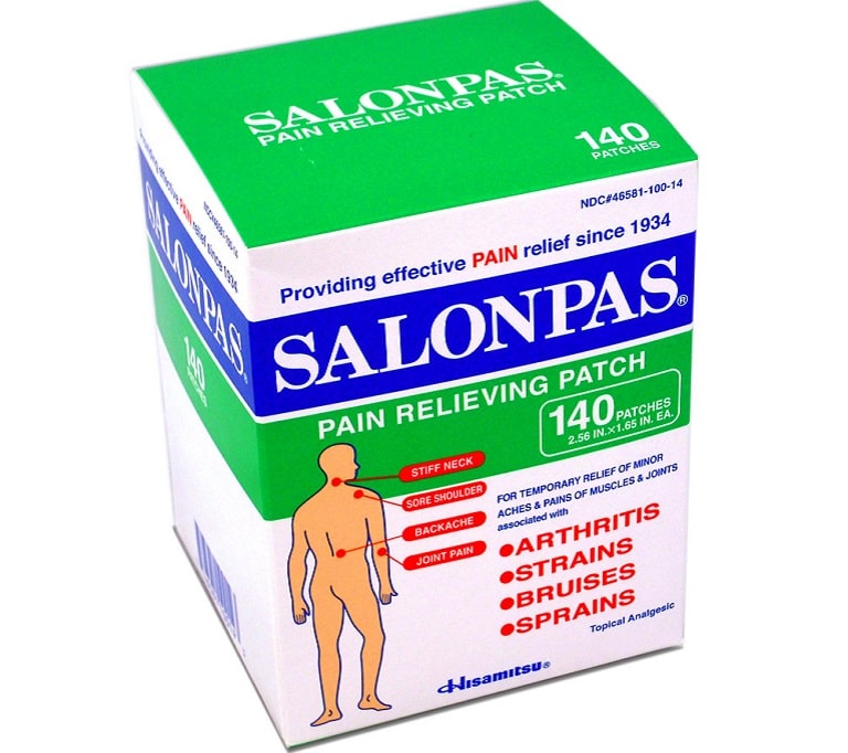 Miếng dán salonpas của Mỹ 140 miếng