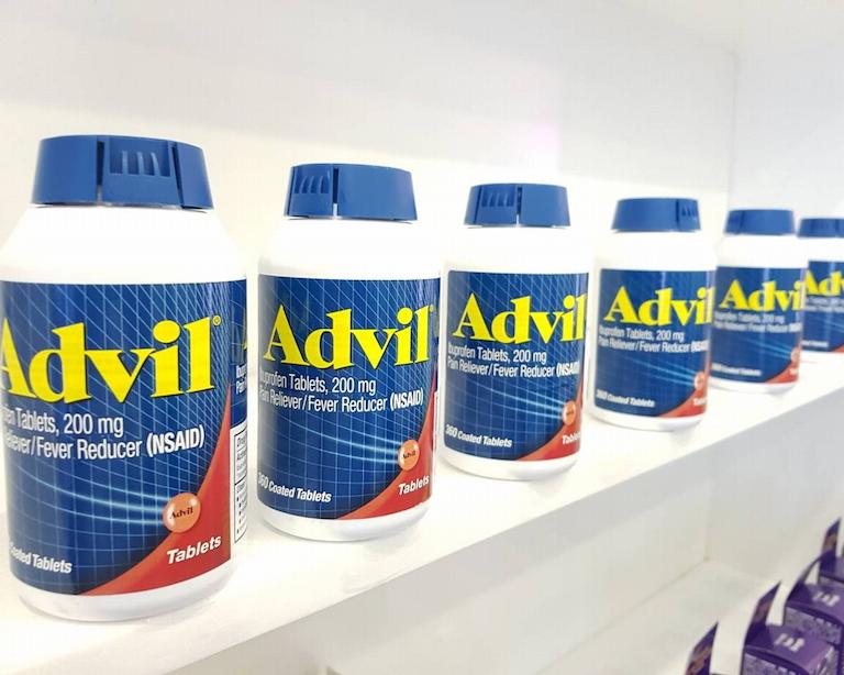 Thuốc đau đầu Advil của Mỹ