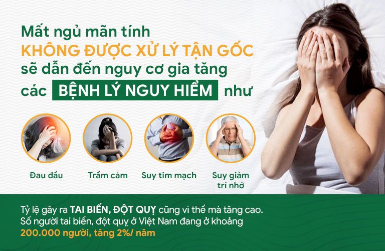 Một số biến chứng nguy hiểm của tình trạng mất ngủ kinh niên