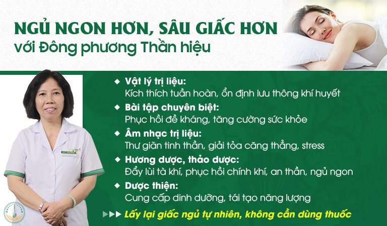 Liệu trình Đông phương Thần hiệu Định tâm chữa mất ngủ phù hợp cho mẹ bầu, mẹ sau sinh