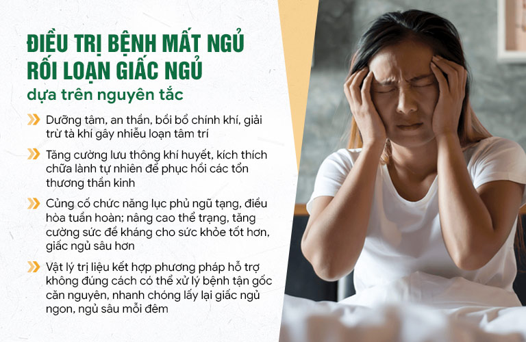 Nguyên tắc điều trị bệnh mất ngủ, rối loạn giấc ngủ hiệu quả từ YHCT