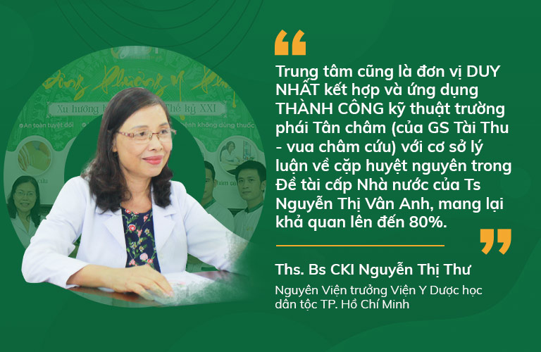 Bác sĩ Thư chia sẻ thêm