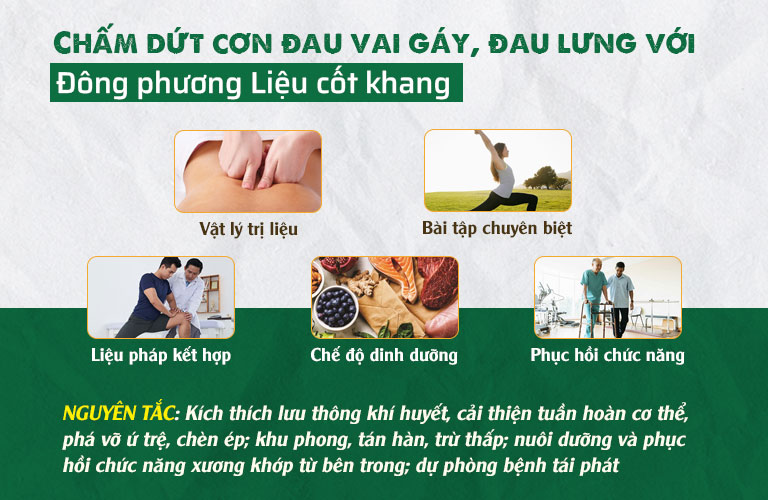 Đông phương Liệu cốt khang chữa đau cổ vai gáy, đau lưng