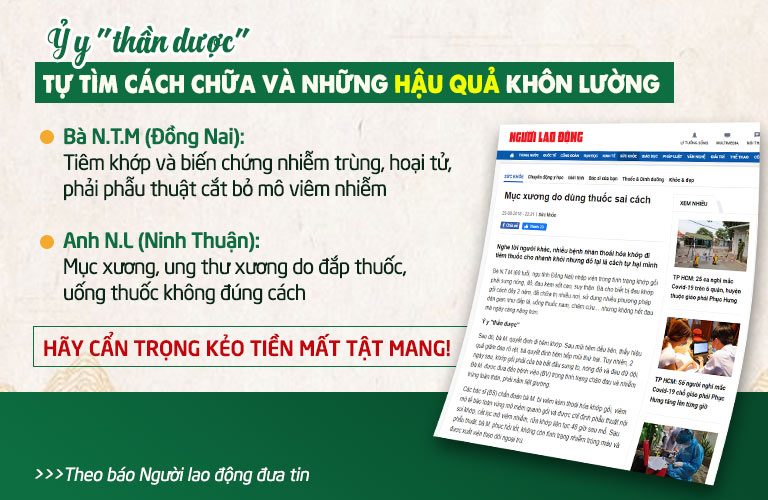 Tây y không hẳn là giải pháp tối ưu cho những bệnh nhân xương khớp mãn tính lâu năm