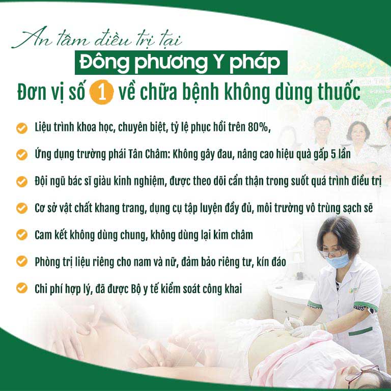 Lợi thế về chất lượng dịch vụ, phương pháp điều trị tại Trung tâm