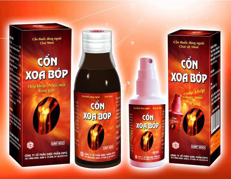 Hình ảnh chai cồn xoa bóp OPC