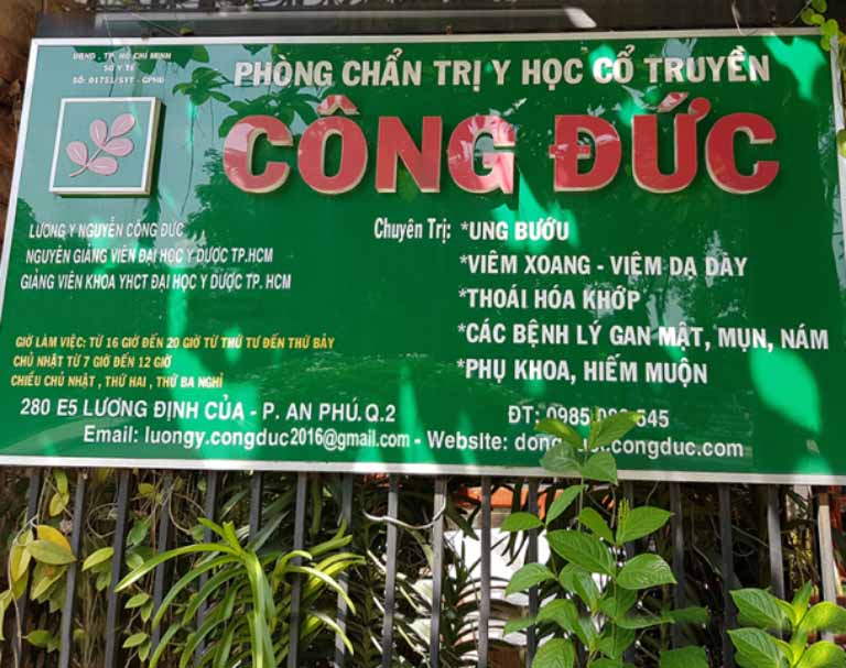 Hình ảnh phòng khám YHCT Công Đức 