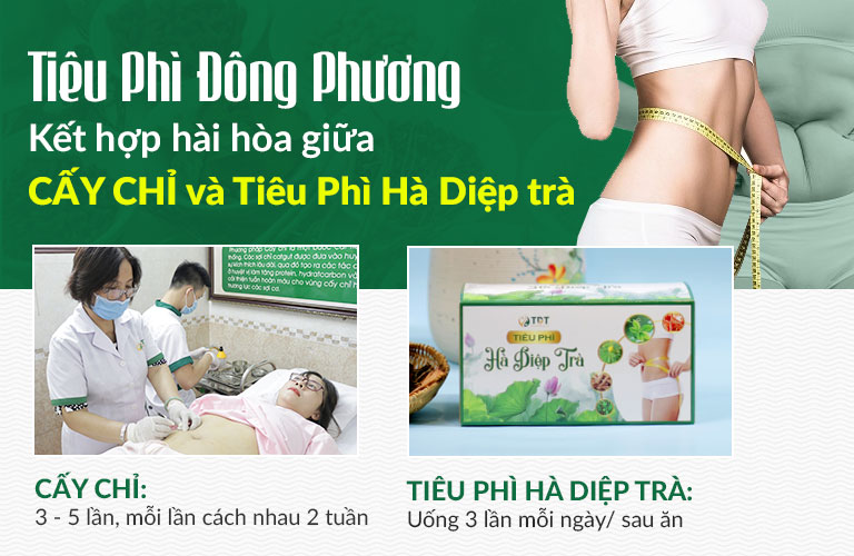 Tiêu Phì Đông Phương, phác đồ giảm cân mới kết hợp từ cấy chỉ và trà thảo dược