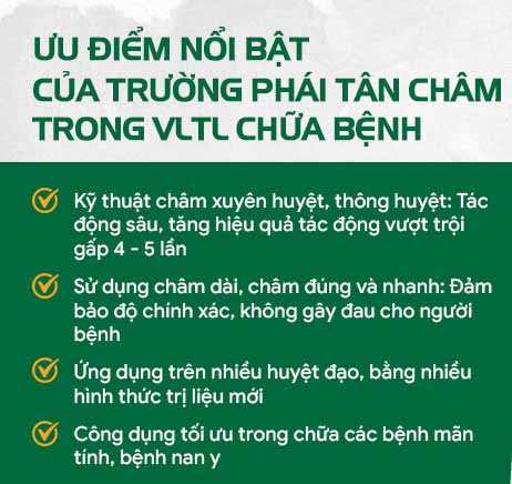 Ưu điểm của Trường Phái Tân Châm chữa bệnh