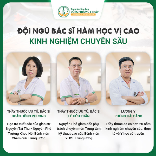 Đội ngũ bác sĩ giỏi tại Đông Phương Y Pháp