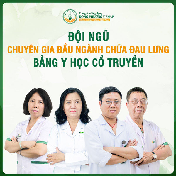 Đội ngũ bác sĩ chữa đau lưng tại Đông Phương Y Pháp