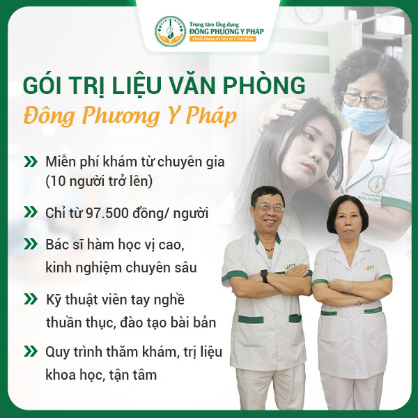 Ưu điểm nổi bật của gói trị liệu văn phòng tại Đông Phương Y Pháp