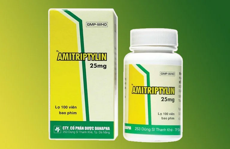 Thuốc ngủ màu vàng Amitriptylin 25mg khá phổ biến hiện nay