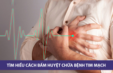 Cách bấm huyệt chữa bệnh tim mạch