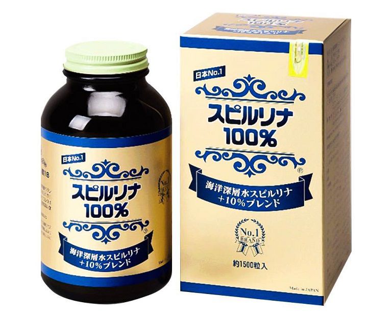 Tảo Spirulina Japan Algae + 10% Deep Sea No.1 1500 viên