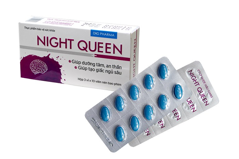 Night Queen là thực phẩm chức năng có tác dụng an thần, dưỡng tâm