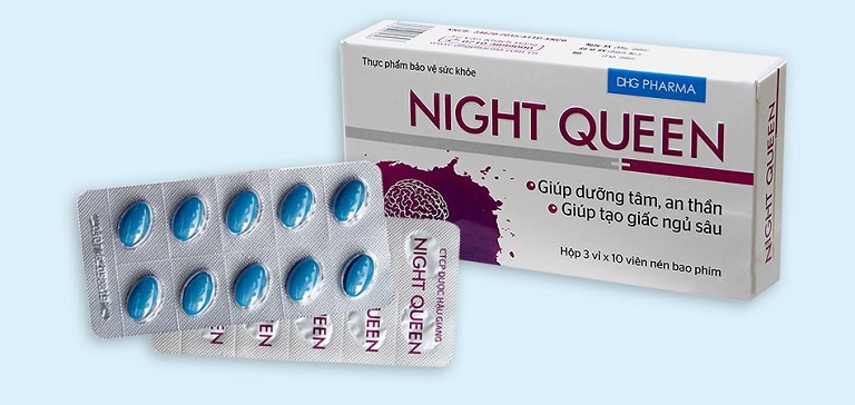 Viên uống Night Queen giúp người dùng dễ ngủ, ngủ sâu giấc