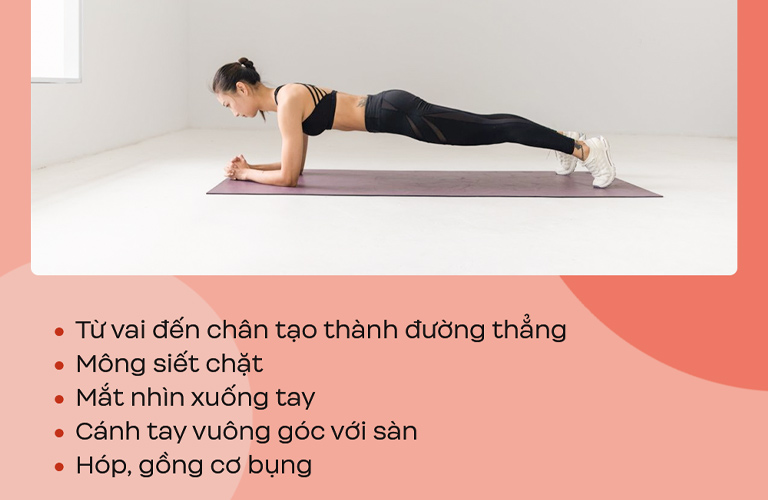 Tuân thủ nghiêm túc các quy tắc khi plank giúp giảm mỡ bụng hiệu quả