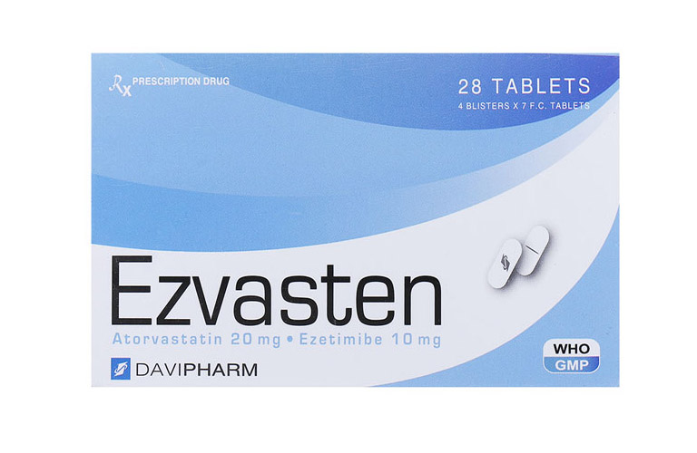 Ezetimibe thuộc nhóm giảm cholesterol trong máu