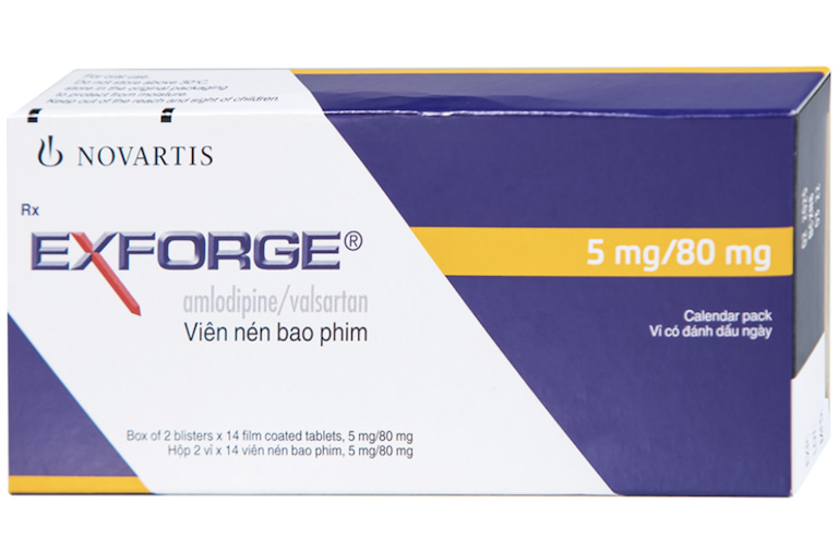 Exforge là một loại thuốc kê đơn, điều trị tăng huyết áp vô căn