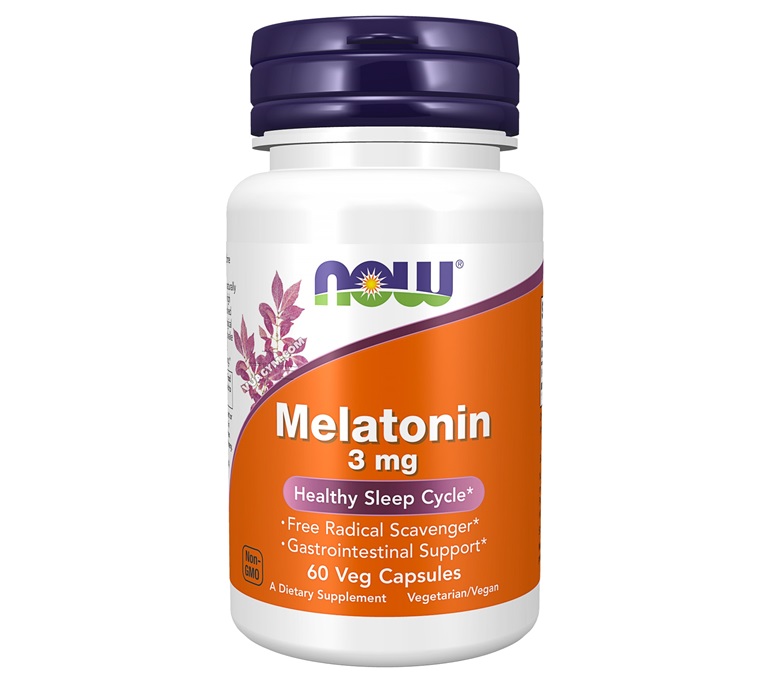 Khắc phục chứng mất ngủ nhờ viên uống NOW Melatonin 3mg