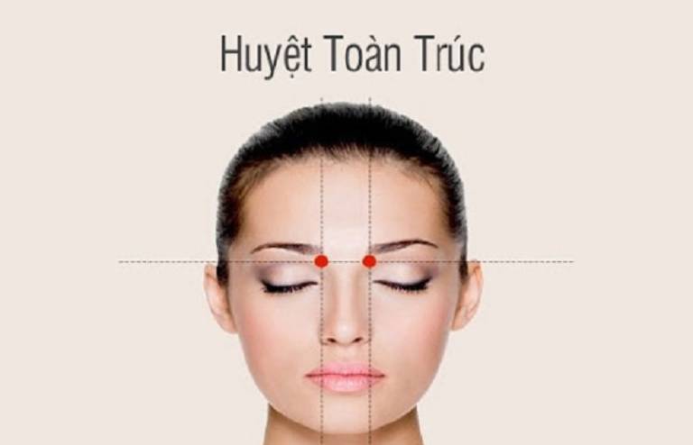 Huyệt Toản Trúc đẩy lùi tình trạng mỏi mắt, đau mắt