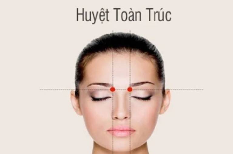 Bấm huyệt chữa mắt mờ với Toản Trúc