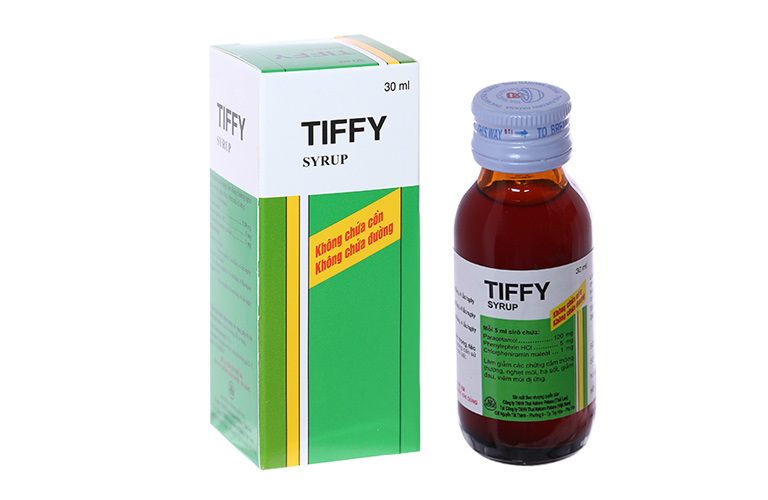 Thuốc ho sổ mũi cho bé dưới 1 tuổi Siro Tiffy