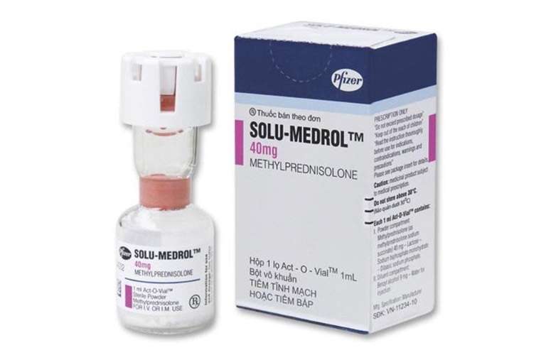 Solu Medrol 40mg thuộc nhóm thuốc kháng viêm - ức chế miễn dịch